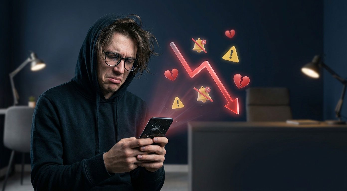 خارج شدن پیج از الگوریتم