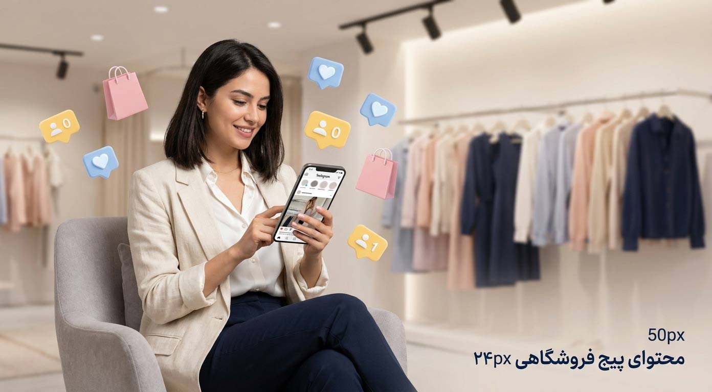 محتوای اینستاگرام برای پیج فروشگاهی