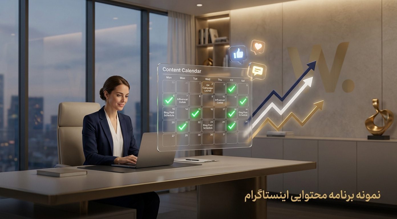 نمونه برنامه محتوایی اینستاگرام